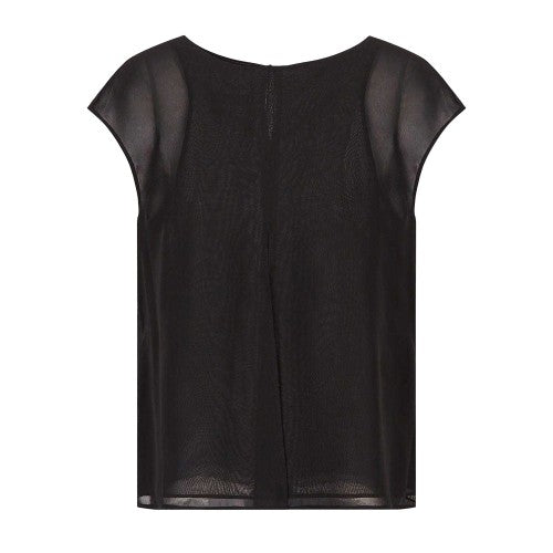 Front - Emporio Armani Womens/Ladies Plain Top