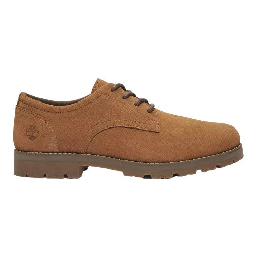 Front - Timberland Mens Britton Leather Mid Cut Square Boots