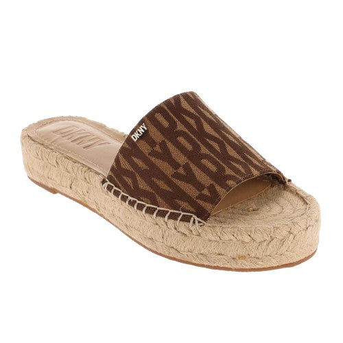 Front - DKNY Womens/Ladies Camillo Platform Sliders