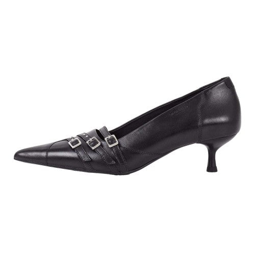 Front - Vagabond Shoemakers Womens/Ladies Lykke Leather Low Kitten Heel Court Shoes