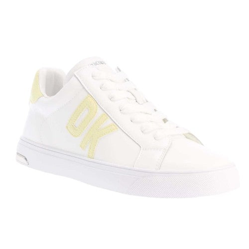 Front - DKNY Womens/Ladies Abeni Leather Lace Up Trainers