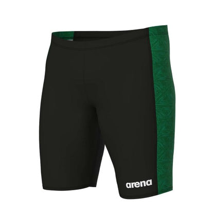 Front - Arena Mens Jammer Abstract Tiles Swim Shorts