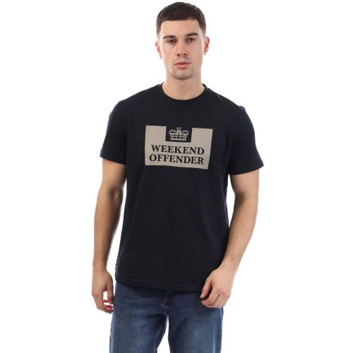 Front - Weekend Offender Mens McMoney T-Shirt