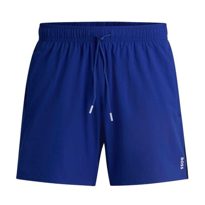 Front - Boss Mens Iconic Plain Swimming Trunks
