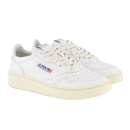 Front - Autry Womens/Ladies Medalist Leather Court Trainers