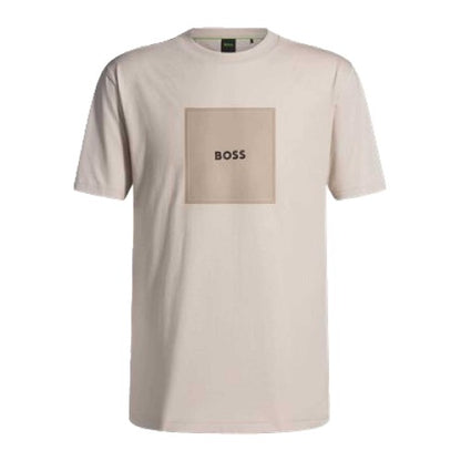 Front - Boss Mens Artwork Logo T-Shirt