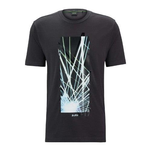 Front - Floso Mens Seasonal Artwork T-Shirt