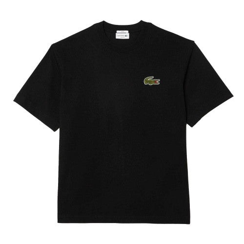 Front - Lacoste Mens Heavy Cotton Oversized T-Shirt