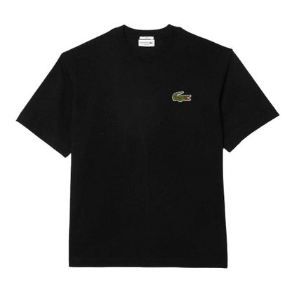 Front - Lacoste Mens Heavy Cotton Oversized T-Shirt