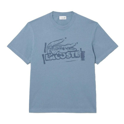 Front - Lacoste Mens Organic Cotton T-Shirt