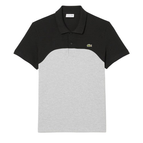 Front - Lacoste Mens Colour Block Polo Shirt