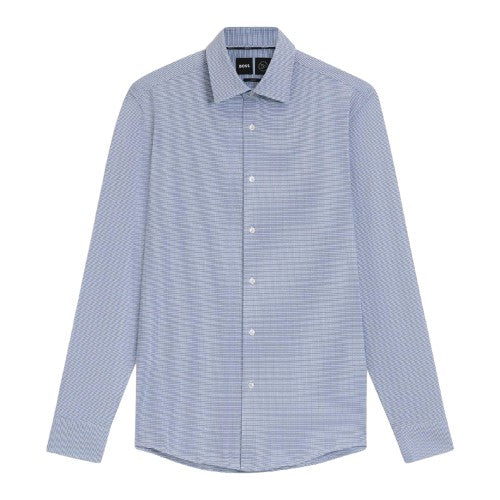 Front - Boss Mens P-Hank Kent Collar Slim Shirt
