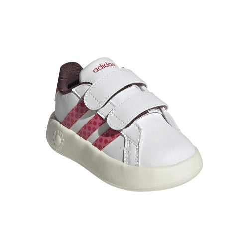 Front - Adidas Childrens/Kids Grand Court 2.0 Minnie Mouse Trainers