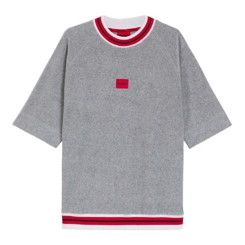 Front - Hugo Mens Jaxon Short-Sleeved Sweatshirt