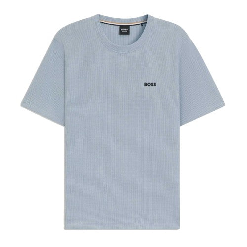 Front - Boss Mens Waffle Knit Pyjama Top