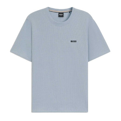 Front - Boss Mens Waffle Knit Pyjama Top