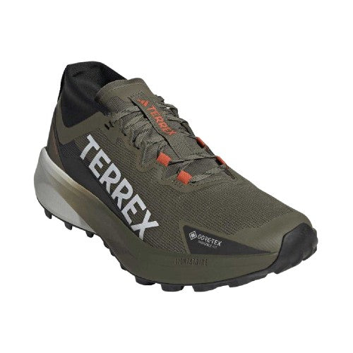 Front - Adidas Mens Terrex Agravic GORE-TEX Running Shoes