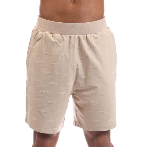 Front - Hugo Mens Kay Repeat Logo Shorts