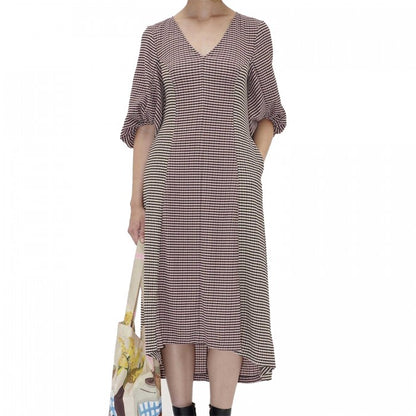 Front - Stine Goya Womens/Ladies 3/4 Sleeve Midi Dress