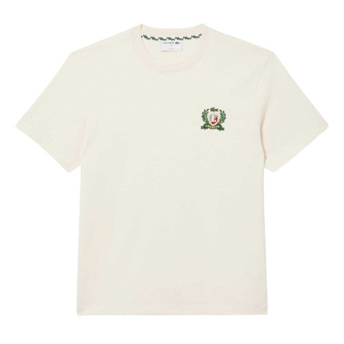 Front - Lacoste Mens French Made Embroidered Logo T-Shirt