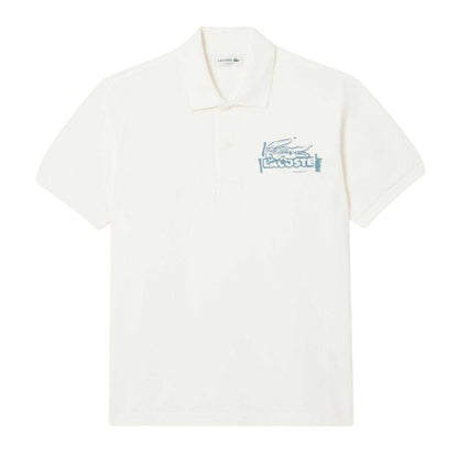 Front - Lacoste Mens L.12.12 Printed Classic Polo Shirt