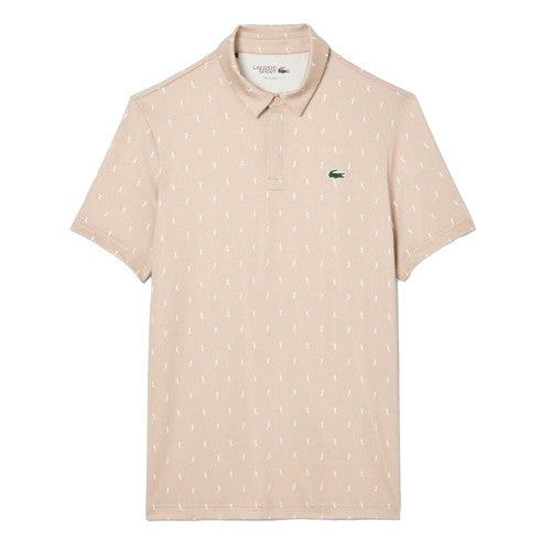 Front - Lacoste Mens UV Protection Regular Golf Polo Shirt