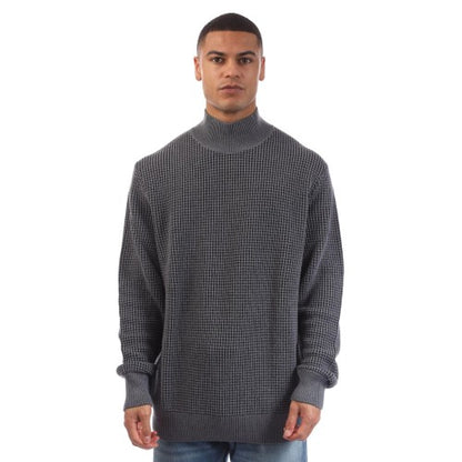 Front - Boss Mens Maurelio High-Neck Jumper