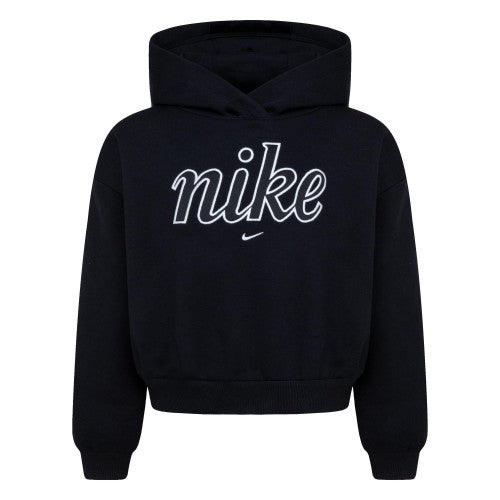 Front - Nike Childrens/Kids Club Fleece Boxy Hoodie