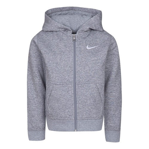 Front - Nike Childrens/Kids Team Club Full Zip Hoodie