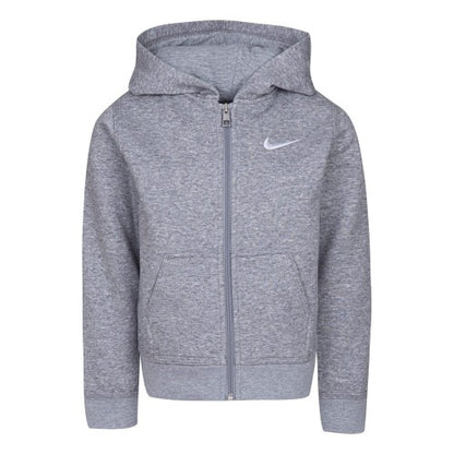 Front - Nike Childrens/Kids Team Club Full Zip Hoodie