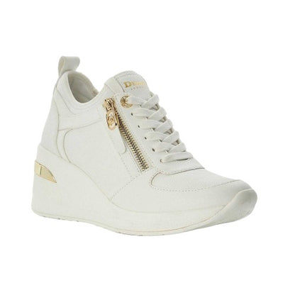 Front - Dune London Womens/Ladies Eilin Wedge Heel Trainers