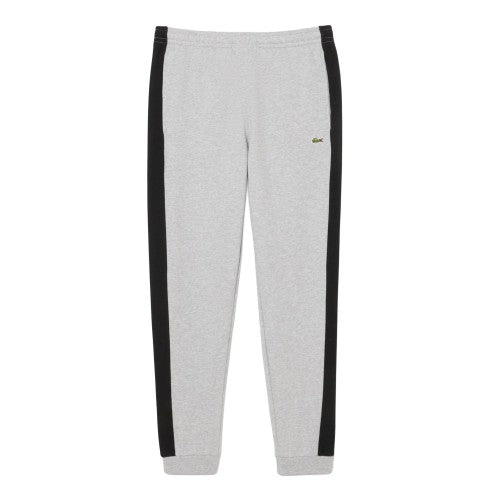 Front - Lacoste Mens Colour Block Tapered Jogging Bottoms