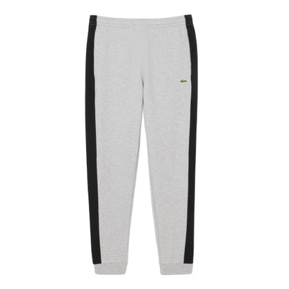 Front - Lacoste Mens Colour Block Tapered Jogging Bottoms