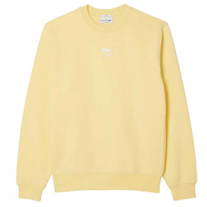 Front - Lacoste Unisex Adult Printed Fleece Sweatshirt
