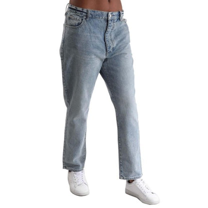Front - Armani Exchange Womens/Ladies J51 Washed Carrot Fit Jeans