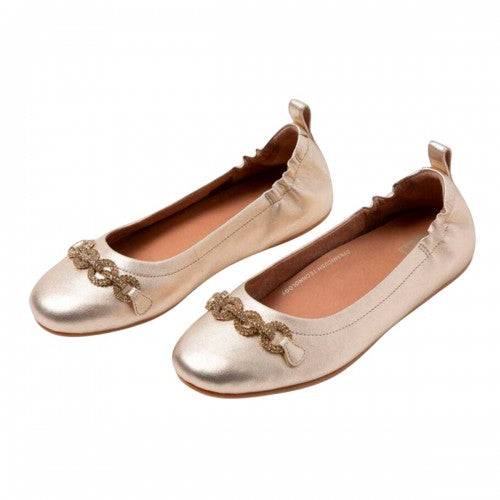 Front - Fit Flop Womens/Ladies Allegro Sparkle Ballerina Flats