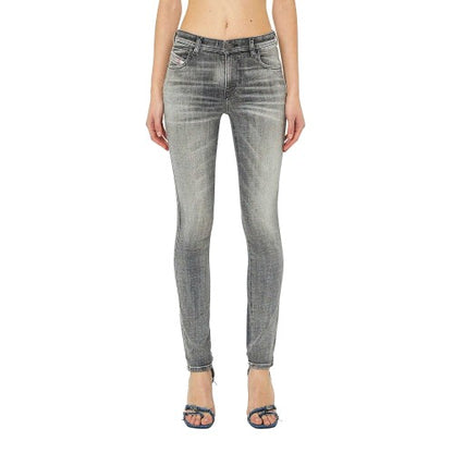 Front - Diesel Womens/Ladies 2015 Babhila Skinny Jeans