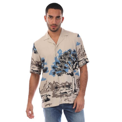 Front - Boss Mens Rayer Shirt