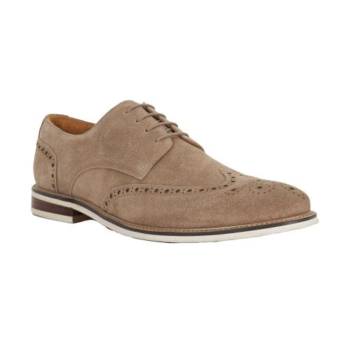 Front - Dune London Mens Stanford Leather Lace Up Brogues