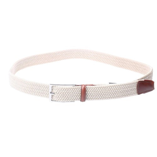 Front - Boss Clori Woven Leather Belt