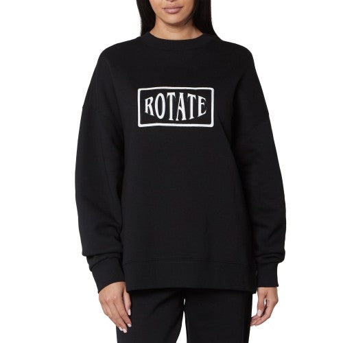Front - Rotate Sunday Womens/Ladies Logo Sweatshirt