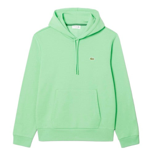 Front - Lacoste Mens Organic Cotton Fleece Hoodie