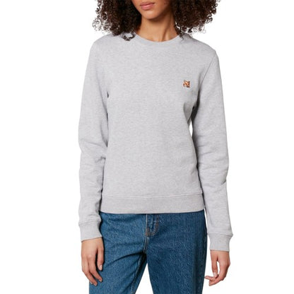 Front - Maison Kitsuné Womens/Ladies Fox Sweatshirt