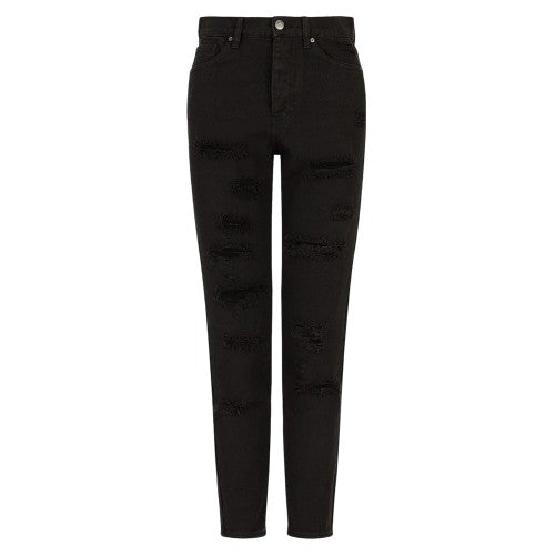 Front - Armani Exchange Womens/Ladies J51 High Rise Carrot Fit Jeans