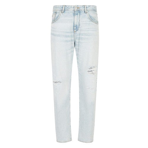 Front - Armani Exchange Mens J90 Carrot Fit Jeans