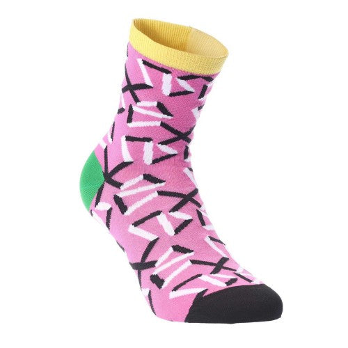Front - Happy Socks Unisex Adult Adela Ankle Socks
