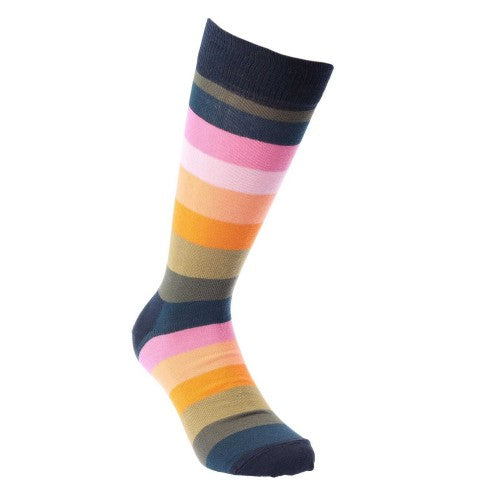 Front - Happy Socks Unisex Adult Stripe Crew Socks