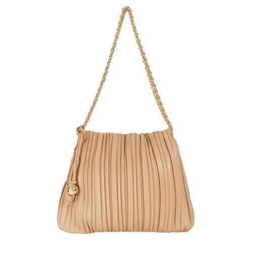 Front - Dune London Womens/Ladies Dominic Pleated Chain Strap Handbag