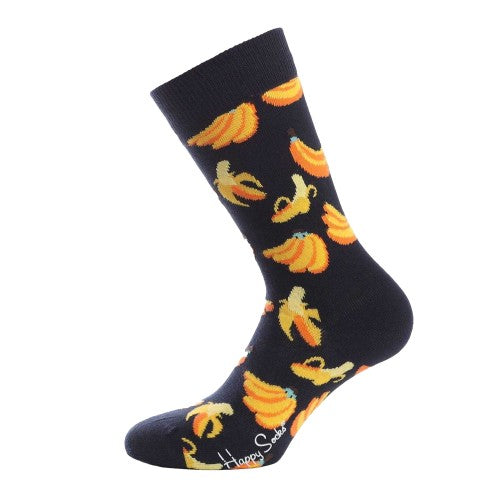 Front - Happy Socks Mens Banana Socks