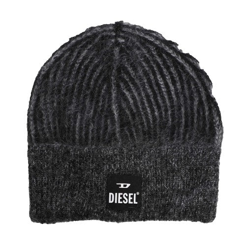 Front - Diesel Mens K-Edro Logo Mohair Beanie